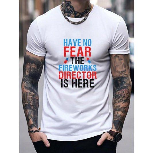 Men Slogan Graphic T-shirt Made in USA