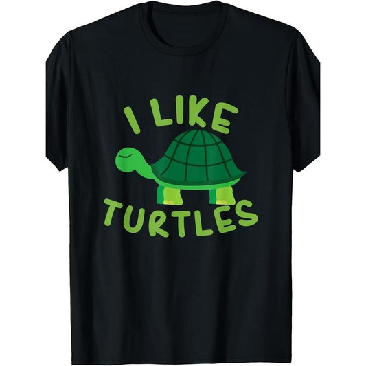 Men's Casual Cotton T-Shirt with Turtle Print - Soft, Breathable & Machine Washable | Crew Neck, Short Sleeve, All-Season Comfort Fit | Perfect Gift for Tortoise Lovers made in usa