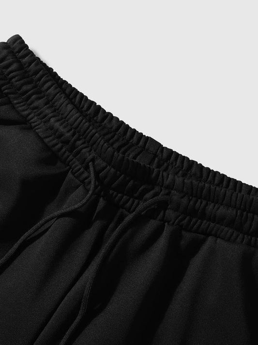 Men's Star Print Short Sleeve Graphic Tee & Pants Two-Piece Set, Regular Fit Casual Fashion Cozy Breathable Two Piece Outfits for Daily Wear, Men's Clothes for All Seasons