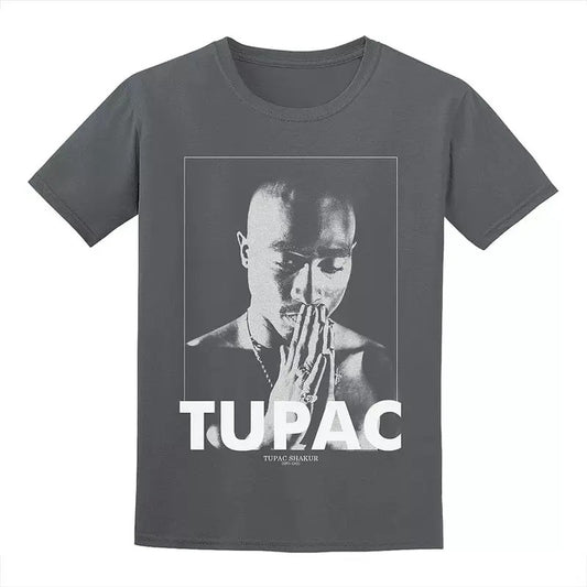 Men's Tupac Tee, Hip Hop Tee Short Sleeve, Gift For him and her, Trendy shirt, gifts for fan, Graphic shirt,  unisex shirt for men and women Cotton Menswear