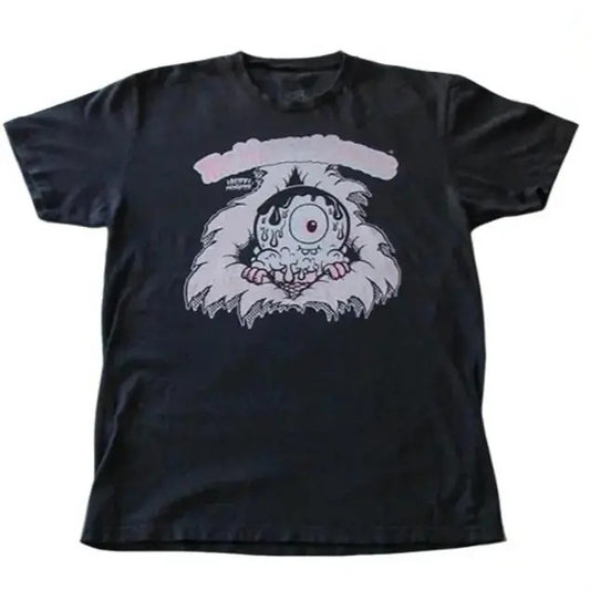 Men's Vintage Buff Monster Melting Misfits Ice Cream Graphic Tshirt