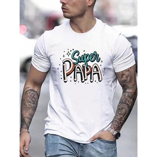 Men's classic logo print cotton crew neck casual cross with short sleeves for commuting Made in USA