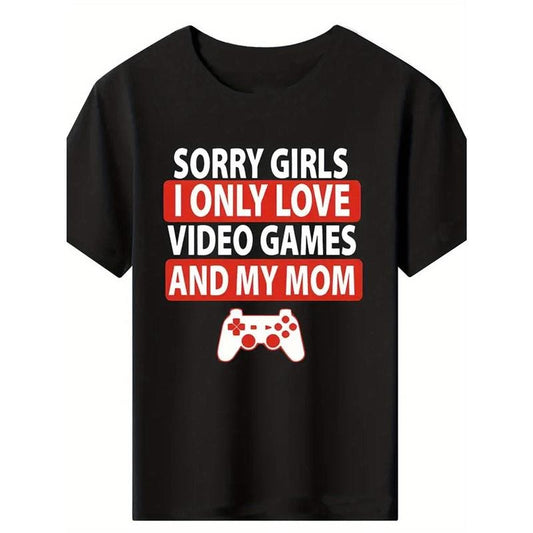 Men's video game graphic print casual crewneck short sleeve t-shirt Made in USAstyle{n002}3