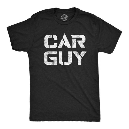 Mens Car Guy T Shirt Funny Mechanic Engine Gift for Dad Cool Graphic Tee For Guys Mens Funny T Shirts Cool Tees Soft Stylish Casual Menswear Dad Joke Apparel for Men Funny Mechanic Short Sleeve Black -