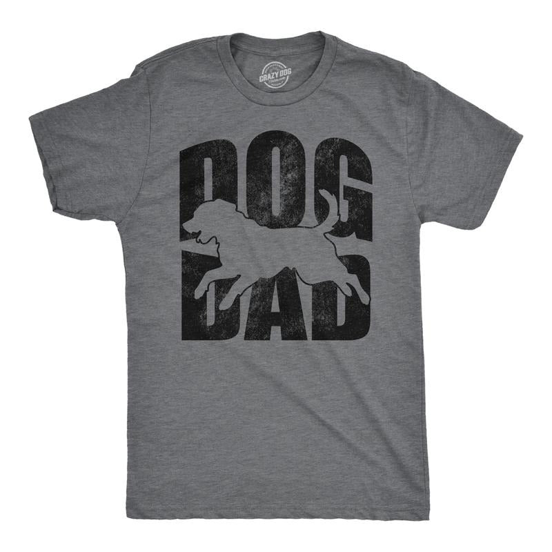 Mens Funny T Shirts Dog Dad Sarcastic Puppy Graphic Tee For Men Mens Funny T Shirts Cool Tees Soft Stylish Casual Menswear Funny Dog Short Sleeve Novelty Tees for Guys Dark Grey