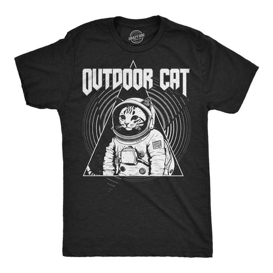 Mens Funny T Shirts Outdoor Cat Sarcastic Space Graphic Tee For Men Mens Funny T Shirts Cool Tees Soft Stylish Casual Menswear Space Apparel for Men Funny Animal Short Sleeve Novelty Tees for Guys Black -