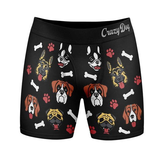 Mens I Like Dogs and Maybe 3 People Boxer Briefs Funny Saying Cool Novelty Underwear Funny Graphic Boxers Animal  Funny Dog  Mens Novelty Boxer Briefs Dogs 3