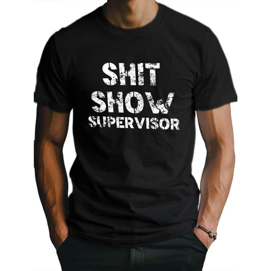 Mens Shit Show Graphic Tee - Moisture-Wicking, Comfort Fit for Active Lifestyle - Ideal for Casual Wear Made in USAstyle{n002}2