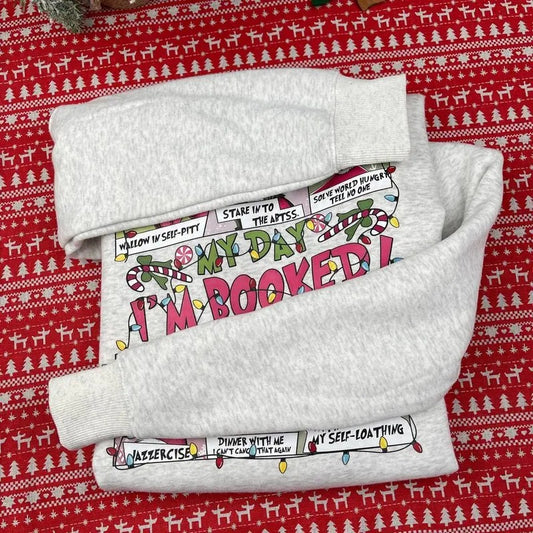 Merry Griinchmas Two Sided Sweatshirt - Christmas Party Tee -  Retro Sweatshirt - Winter Tee - Comfort, Pullover christmas sweatshirt Hoodie Menswear