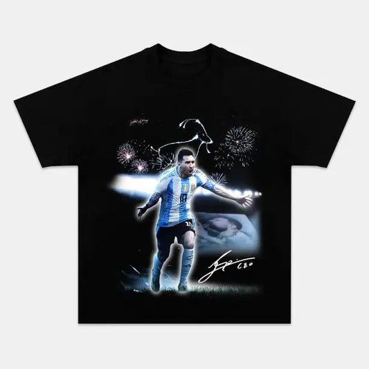 Messi Goat T-Shirt, Messi Vintage Graphic Tees, Unisex Soccer Shirt, Sport Merch, Gift For Fan, Cotton comfort Menswear Womenswear Streetwear