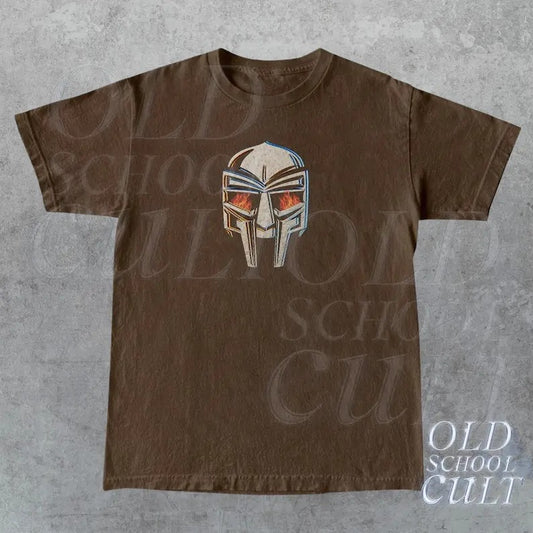 Metal Face Y2k Graphic T-Shirt | Madvillain Metal Face Tee | Retro Unisex 90s Tee | Warrior Tee | Oversize Classic Shirt | Distressed