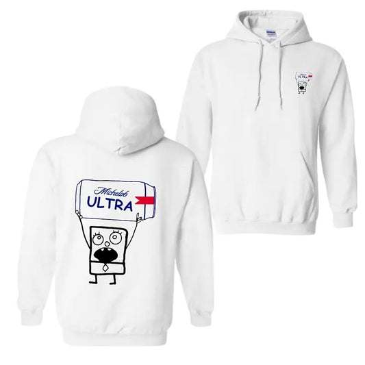 Michelob Ultra Beer Doodlebob T-shirt , Doodlebob Shirt, Michelob Ultra Beer Shirt, Double Sided Graphic Printed Unisex Classic in all Sizes all Colors for Men and for Women