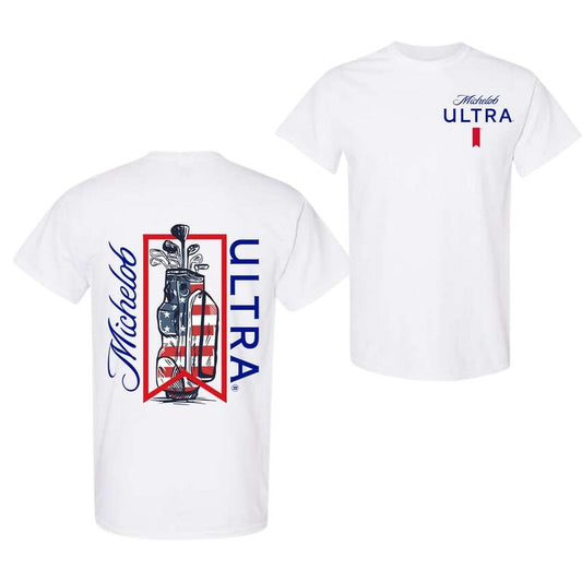 Michelob Ultra Golf Bag 4th Of July Shirt, All- gender Wardrobe Staples For Men And Women, Multiple Size Offerings, Trendy And Timeless Styles, Contemporary And Trendy Fits, Colorful Options Classic Cotton
