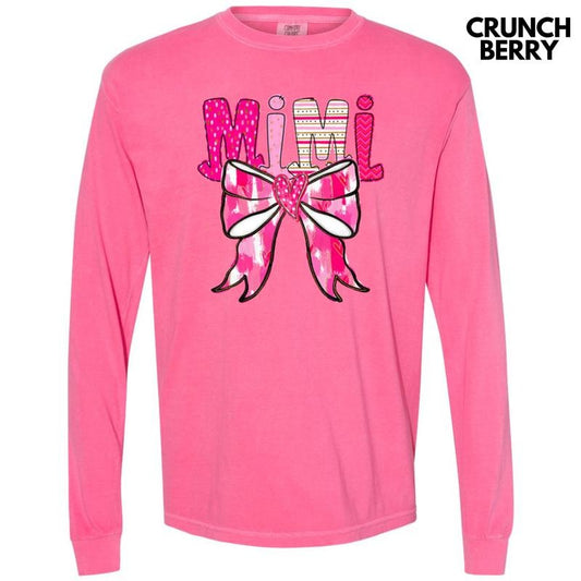 Mimi Valentine Coquette Long Sleeve Comfort Colors T-Shirt