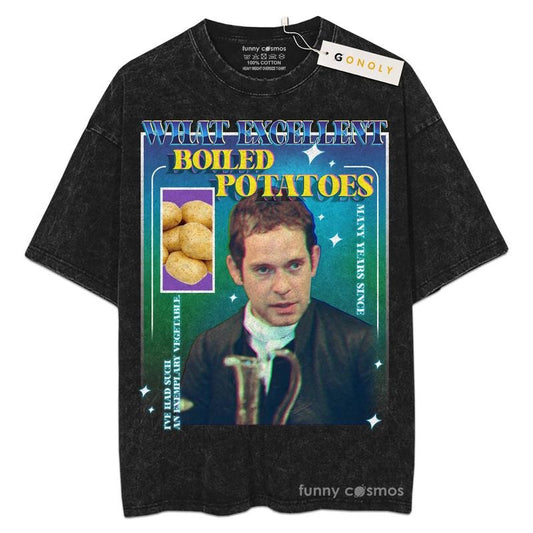 [ Mineral Wash ] Boiled Potatoes Mr Collins, Pride And Prejudice For Fans Lover Book, Bookish, Graphic Washed Style Shirt