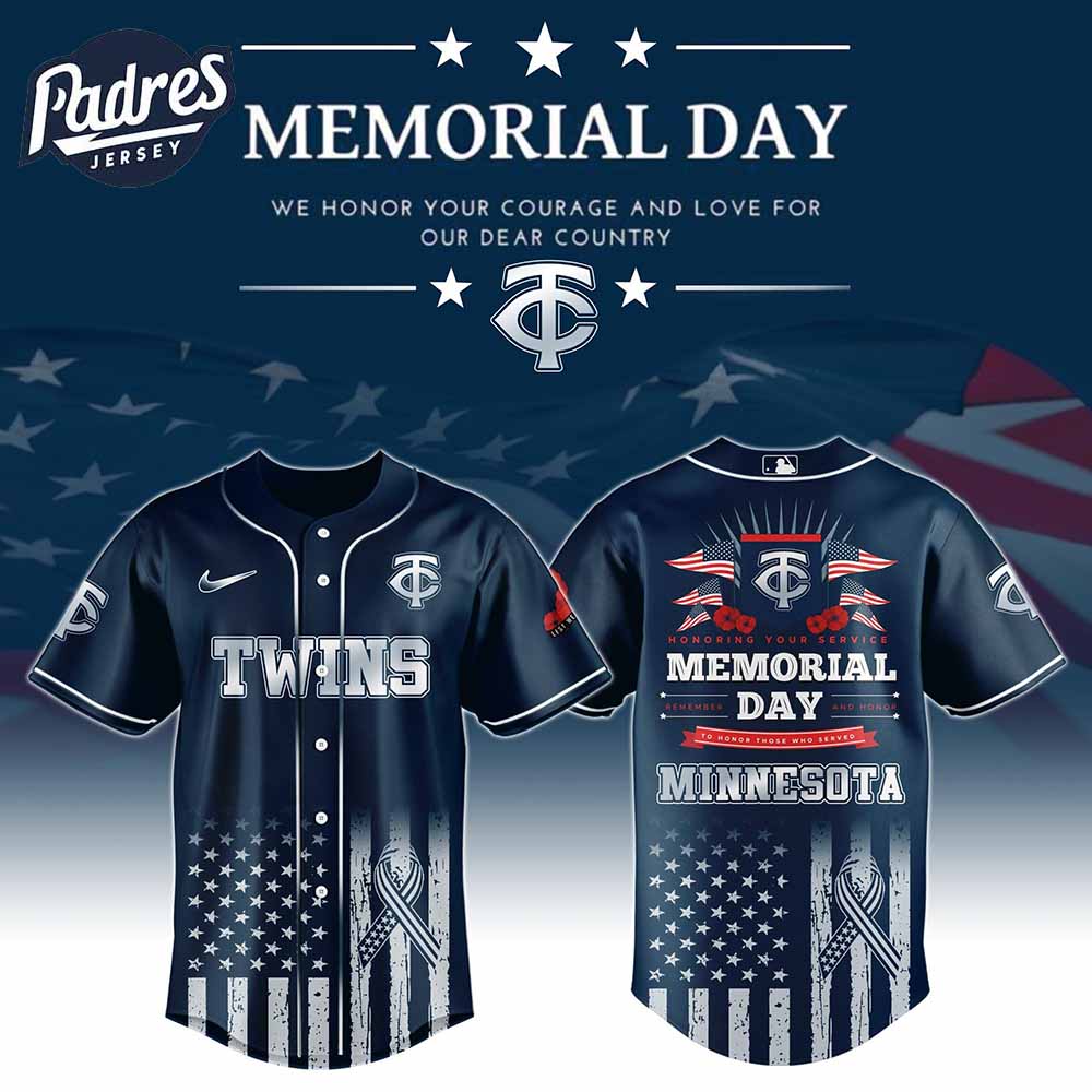 Minnesota Twins Special Memorial Day Baseball Jersey - Padres Jersey Oasis: Elevate Your Baseball Style Game