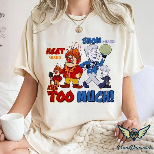 Miser Brothers Heating & Cooling shirt Miser Brothers Christmas shirt Snow Miser, Heat Miser Shirt Miser Brothers Heating And Cooling Shirt