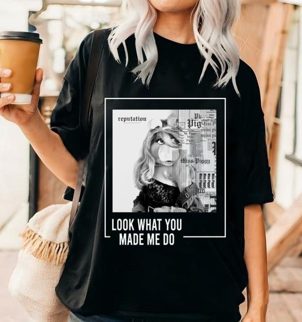 Miss Piggy Classic T-Shirt, Miss Piggy Music Shirt, Miss Piggy Cosplay Tee Shirt, Muppets Sweatshirt, Music Merch