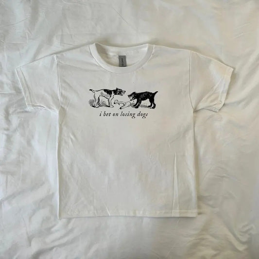 Mitski Baby Tee, y2k clothing, Pinterest ,vintage, streetwear, trendy, Indie Music Lover, Band T-Shirt, I bet on losing dogsstyle{n002}2