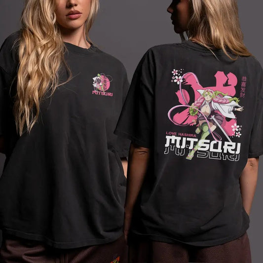 Mitsuri Love Hashira Shirt, Obanai Iguro Snake Hashira Sweatshirt, Demon Slayer Anime, Kimetsu No Yaiba Arc,  Anime lover sweatshirt hoodie, Gift for him, gift for Friends, Cotton Menswear, Y2k shirt, trendy design shirt, Graphic Shirt