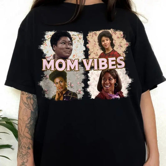Mom Vibes Shirt, 90s Mom Vibes Shirt, Retro Funny Mom, Mother's Day Gift Shirt, Unisex Short Sleeve Tee