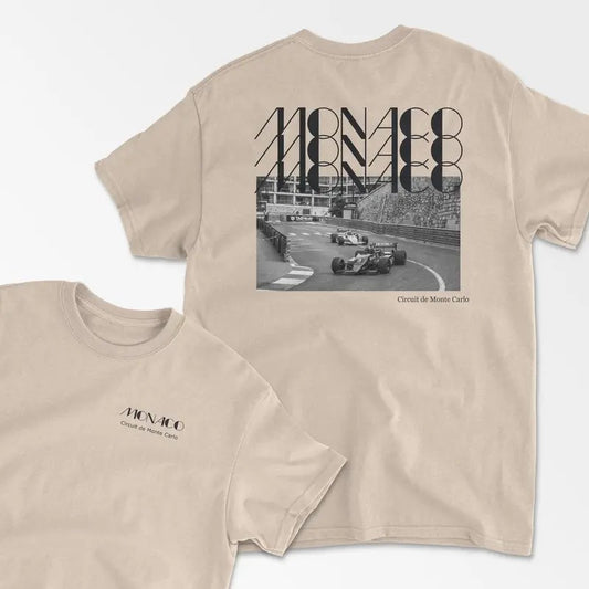 Monaco F1 T-shirt DRG Formula Racing Tee Circuit De Monte Carlo F1 Gift Racing Inspired T-Shirt Aesthetic Racing Clothing wompwompmrcomershirt