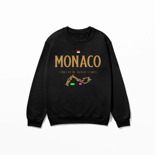 Monaco Inspired Sweatshirt, Racing Circuit Shirt, Formula Shirt, Racing Track Shirt, Grand Prix Shirt, Monte Carlo Shirt, Unisex Sweatshirt Classic
