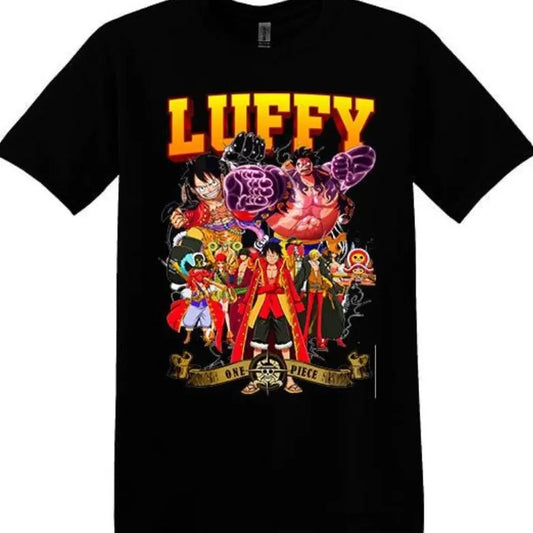 Monkey D Luffy Straw Hat Pirate Luffy Nami Sanji Zoro Usopp Robin One Piece Anime Unisex T shirt