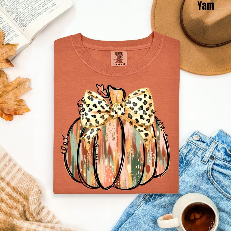 Moody Abstract Pumpkin Comfort Colors T-Shirt 'NLB'