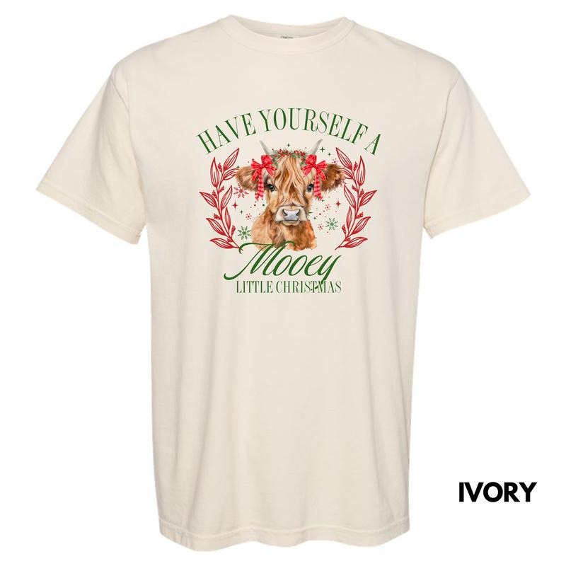 Mooey Little Christmas Comfort Colors T-Shirt 'NLB'