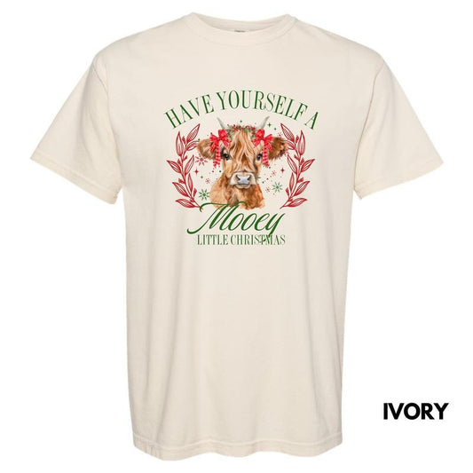 Mooey Little Christmas Comfort Colors T-Shirt 'NLB'