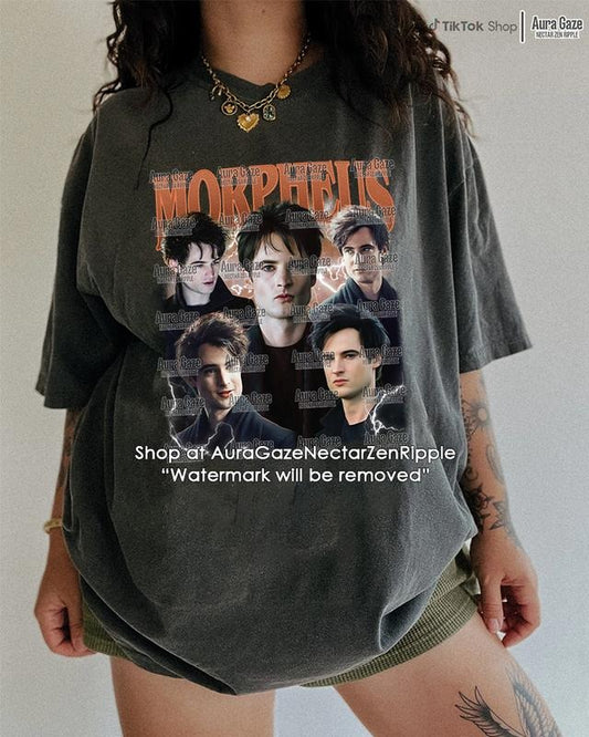 Morpheus (Dream) - The Sandman Comfort Colors Unisex Tshirt, Tom Sturridge Retro Shirt, Fan Merch Celebrity Crush