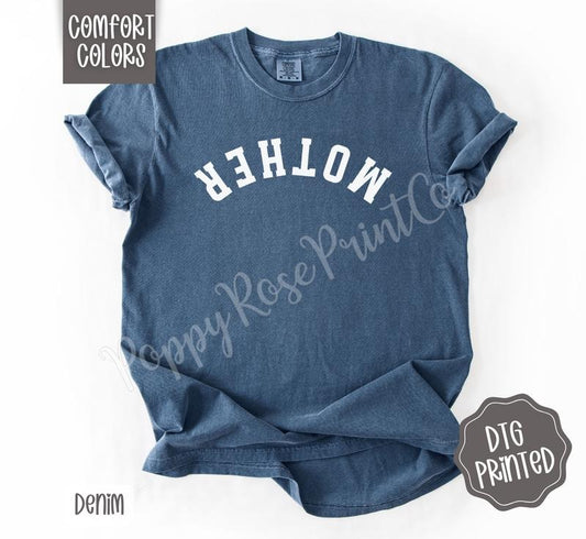 Mother Shirt Comfort Colors, Trendy Graphic Women's Tee, Gift for Her