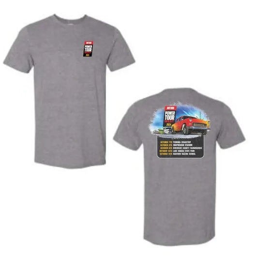 MotorTrend Hot Rod Power Tour West Key Art T-Shirt - Classic Trucks Cotton Short Sleeve Crewneck Casual Graphic Top for Fans Menswear Dress Jeans shirts