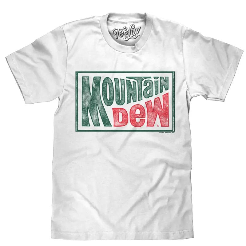 Mountain Dew Retro Logo T-Shirt - White
