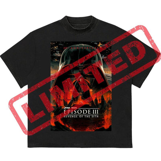 Movie Episode III T-Shirt Retro Design Recycled Cotton Graphic Weekend Vibes Only