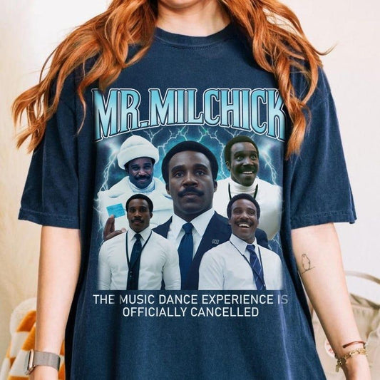 Mr. Milchick Severance Comfort Color T-Shirt, Severance Graphic Tee, Vintage Bootleg Tee, Thriller TV Shows, Lumon, Macrodata Refinement Tee