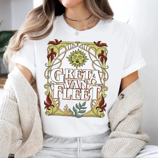 Music Tour Shirt, Retro Music Lover Tee, Floral Boho Music Festival Tshirt, Music Concert T-Shirt, Tour 2025 Shirt, Music Band Tee