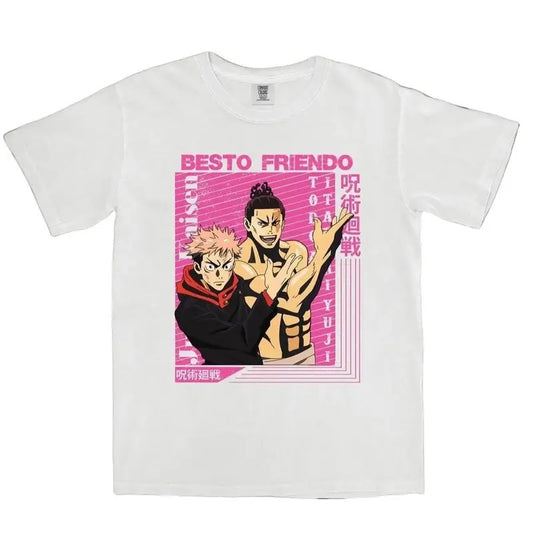 My Besto Friendo Shirt,JJK Merch,Besto Friendo Tee,Anime Shirt For Friend,Gift for Him,Toji Fushiguro,Gojo, Yuji Itadori,Aoi Todo,Friendship