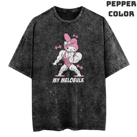My Melobulk Vintage Graphic Tees, Gym T-Shirt, Funny Anime Shirts, Vacation Outfits, Unisex Anime Manga Shirt Top Menswear Womenswear Streetwear