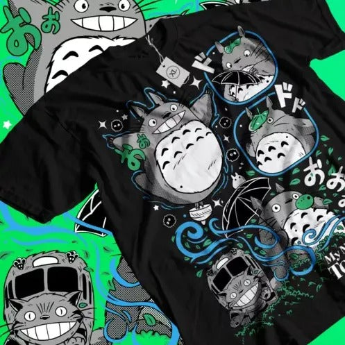 My Neighbor Totoro T-ShirtStudio Ghibli Spirited Away Anime Gift Shirt All Size
