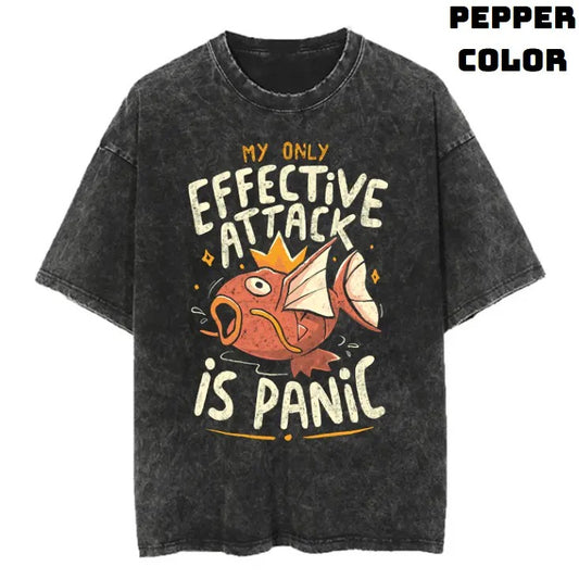 My Only Attack Vintage Graphic Tees, Magikarp T-Shirt, Pokemon Shirts, Masters 2025 Merch, Vacation Outfits, Unisex Anime Manga Shirt Top Gifts Men Women Streetwear
