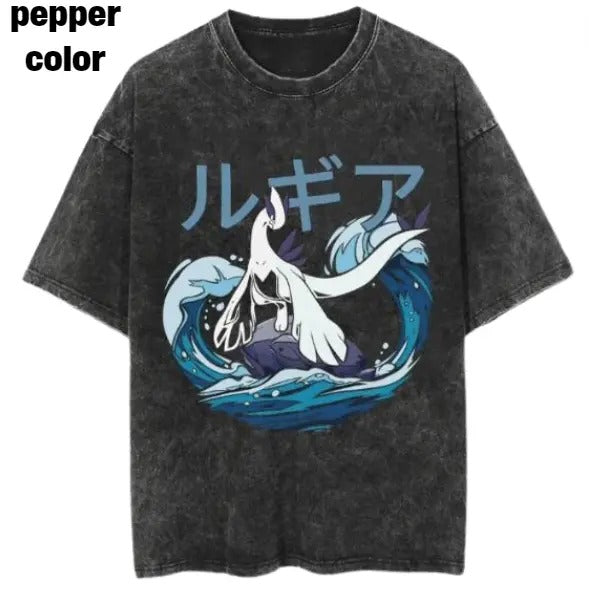 Mystic Lugia Vintage Tee, Lugia T-Shirt, Pokemon Graphic Tees, Unisex Anime Shirt, Sweatshirt, Gym Shirt Menswear Womenswear Streetwear
