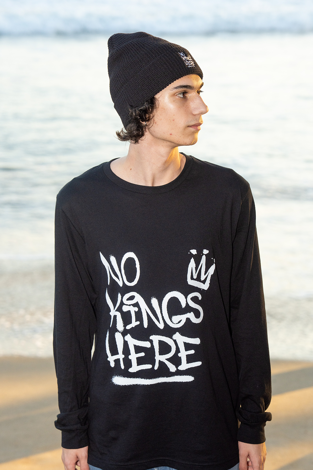 NKH Graffiti Logo Long-Sleeve Shirt (logo on FRONT)
