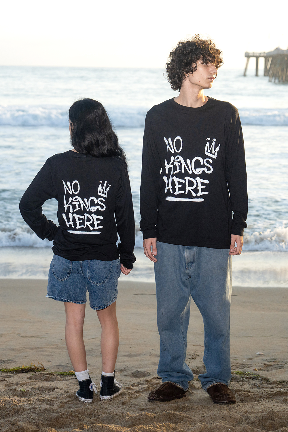 NKH Graffiti Logo Long-Sleeve Shirt (logo on FRONT)
