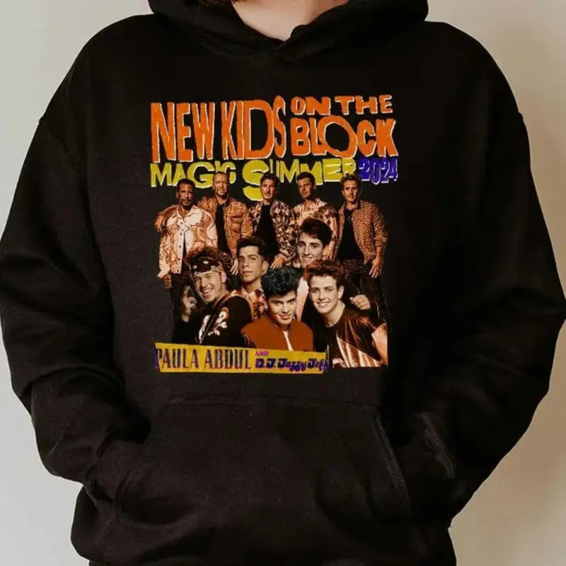 NKOTB Tour Concert 2024 Hoodie, NOKTB Gift For Fan Unisex Shirt,  New Kids On The Block Music Shirt