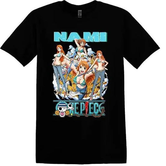 Nami Straw Hat Pirate Navigator One Piece Anime Unisex T shirt