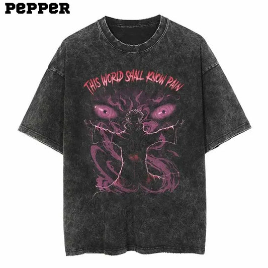 Naruto Pain Vintage Shirt Itachi Anime Shirt Manga Merch Anime Accessories Menswear Streetwear Tee Sweatshirt, Hoodie, Comfort Colors