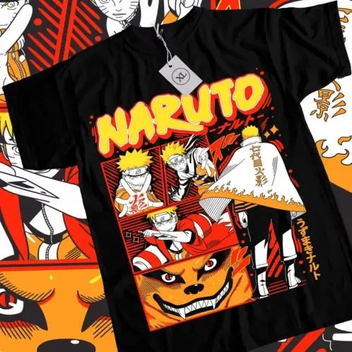Naruto Shippuden T-Shirt Itachi Uchiha Japanese Anime Manga Style Shirt All Size