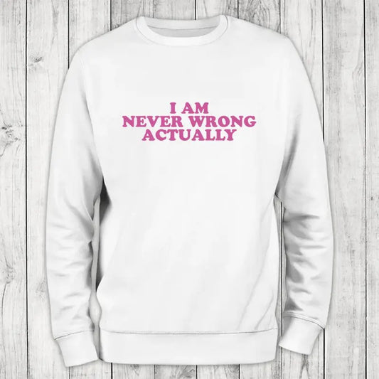 Never Wrong Sweatshirt Classic Womenswear